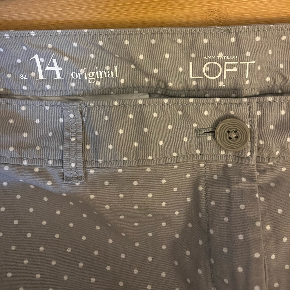 Ann Taylor Loft women’s shorts size 14. Polka dot print. - Picture 5 of 5